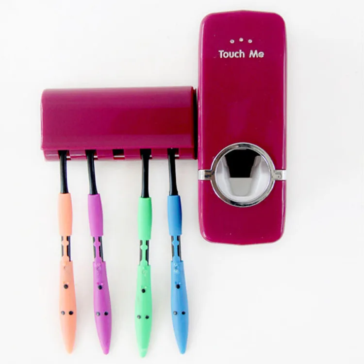 Touch me Home Automatic 5 Toothbrush Holder Automatic Toothpaste Dispenser Toothbrush Holder