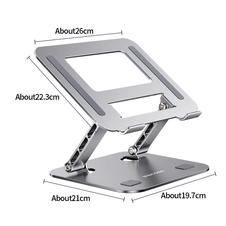 

Modern laptop stand adjustable aluminum alloy notebook stand compatible with 10-17 Inch laptop portable laptop holder