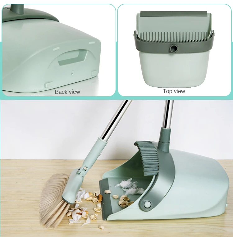 Amazon Hot Seller Multifunction Upright Broom And Dustpan,Easy To Cleaning Multi Use Folding