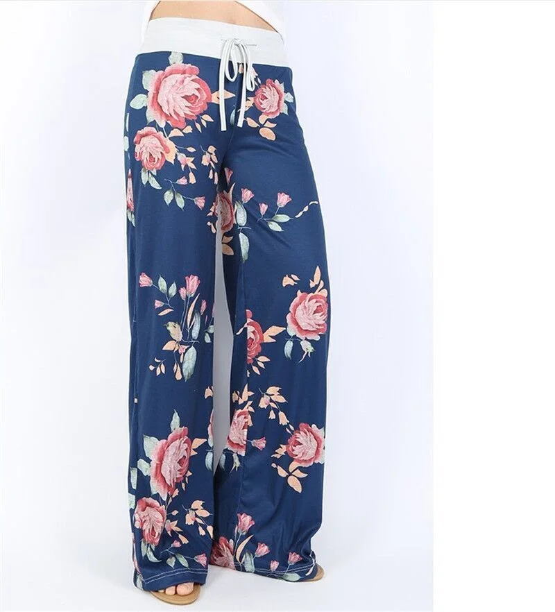 

Trend Fat Printed Ladies Loose Trousers, Custom color