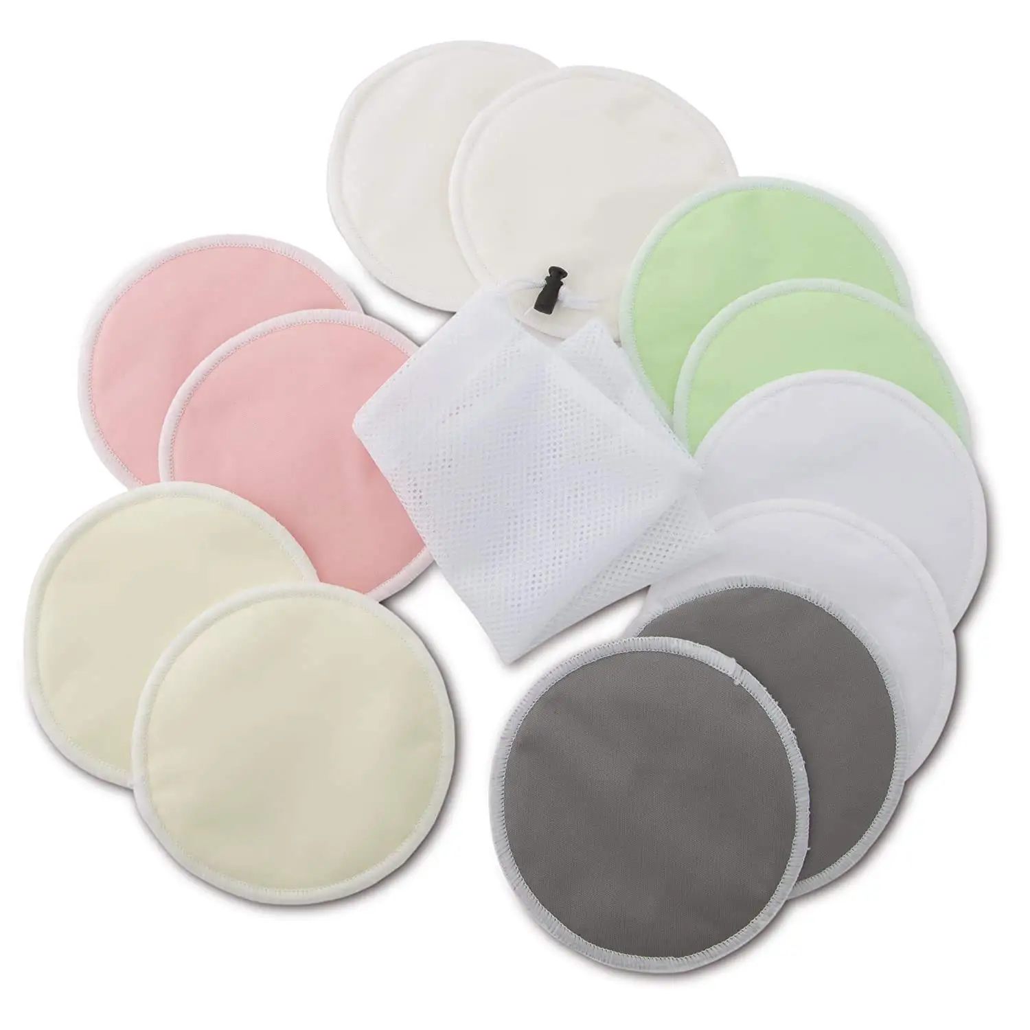 

Colorful Printed Washable breast pads Organic bamboo nursing pads Reusable Spill-proof Breast Feeding Pads, Picture shown