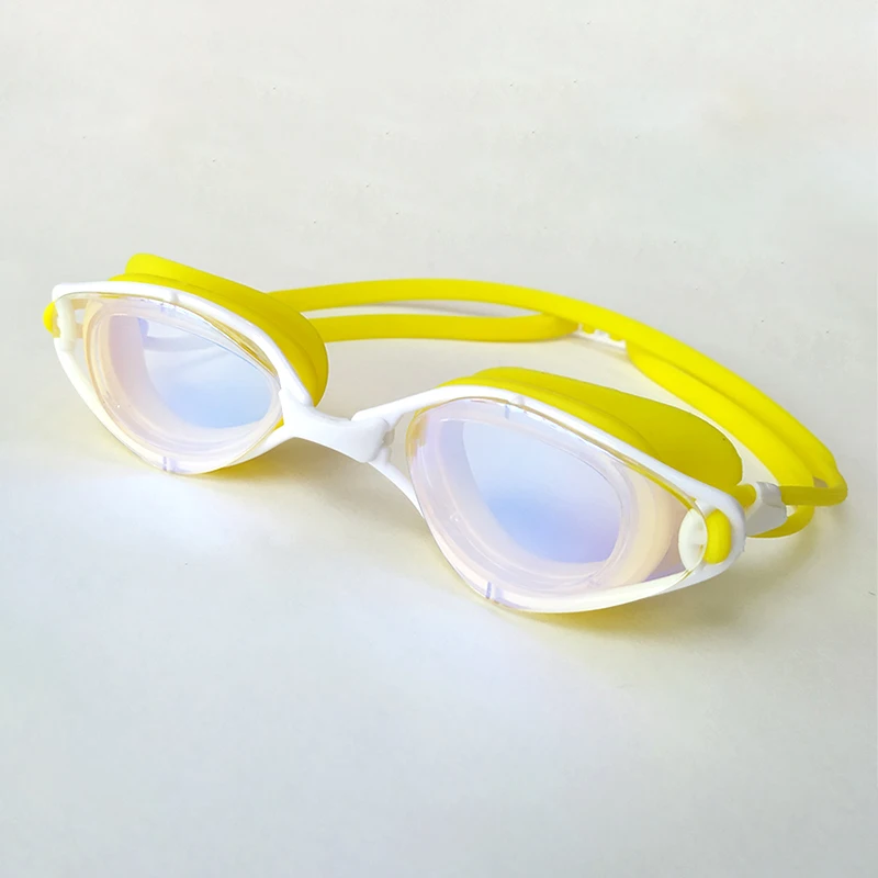 High Quality anti fog adult swim goggles mirror coating wide view swim goggles Silicone Sport Eyewear