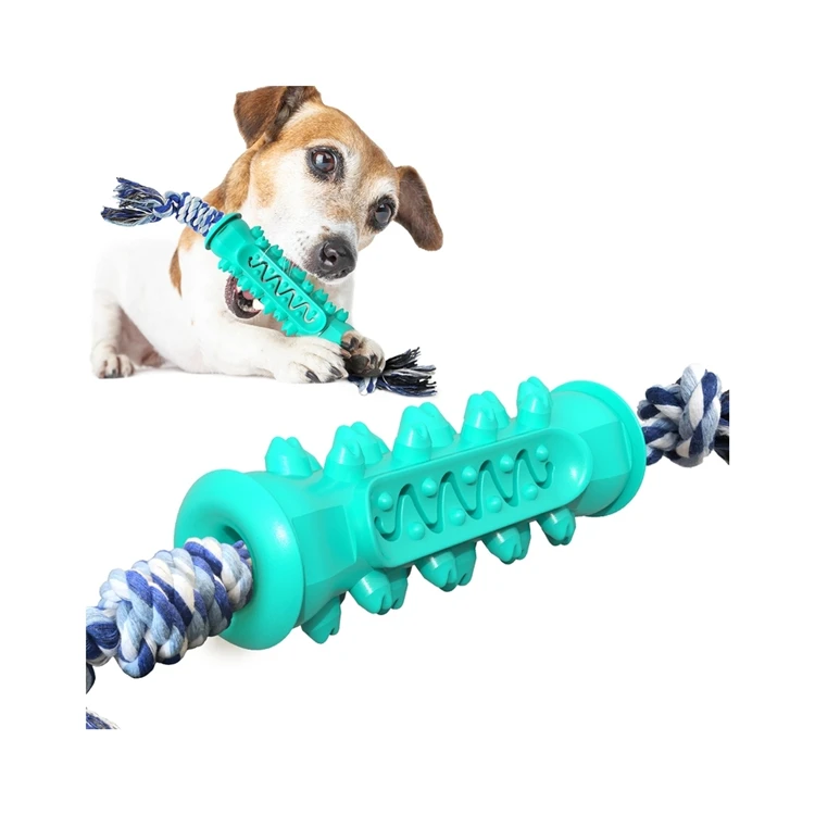 

Low Moq Cleaning Dog Toy Molar Serrated Dog Rod With Dog Bite Resistance To Bite Rope