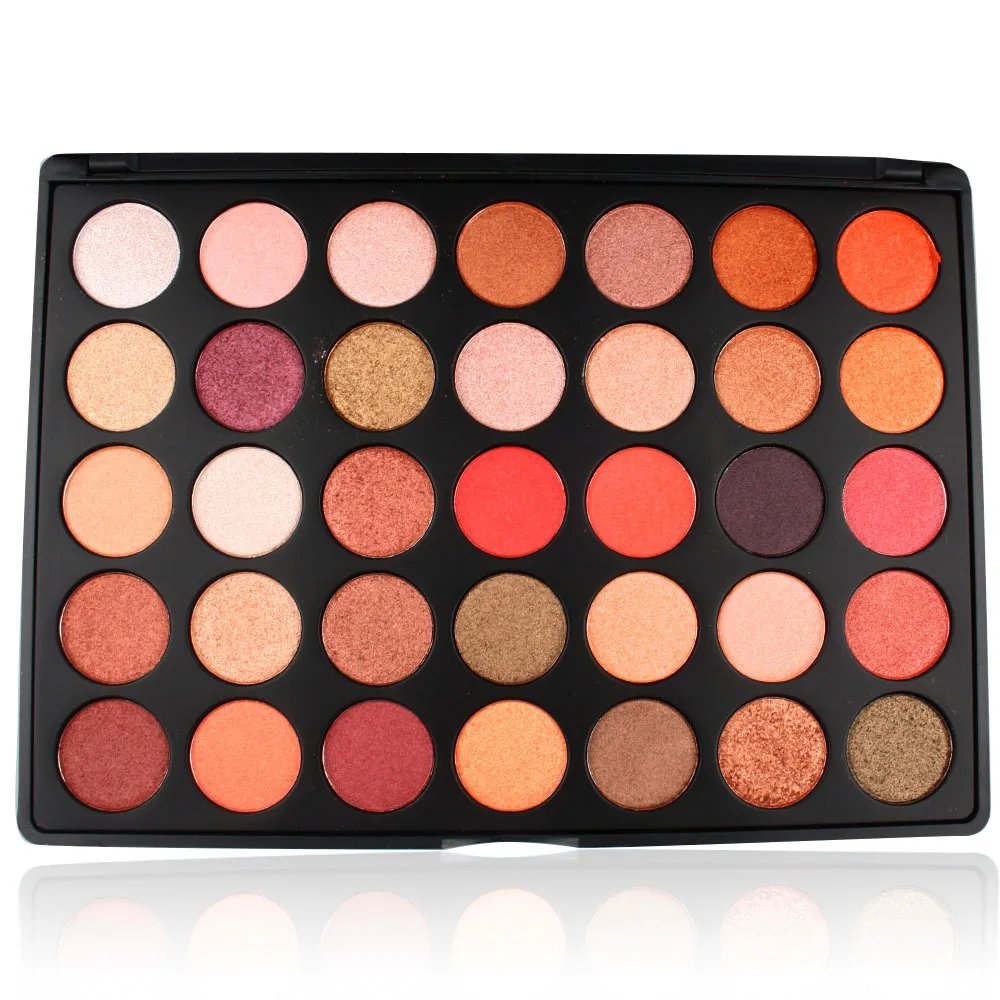 

New Makeup Customize 35 Color Eye Shadow Matte Glitter Highly Pigmented Makeup Palette Wholesales