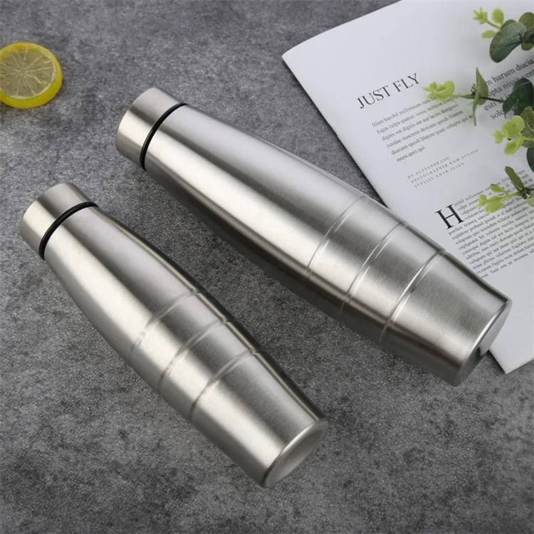 

High Quality Sports Water Bottle For Kids Stainless Steel, Silver