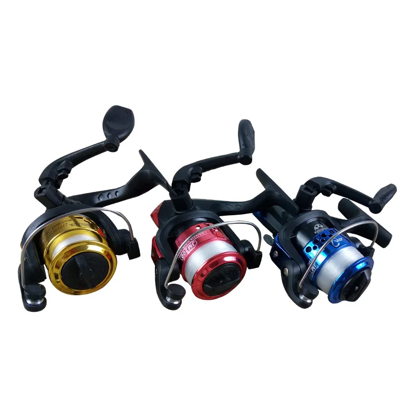 

High quality plastic salt water fishing reel spinning reel salt water fishing reel, Red blue yellow