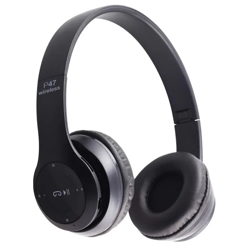 

1 Sample Ok P47 Tws 3.5mm Handsfree Foldable Wireless Bt Hifi Stereo Headphone Mobile Headset