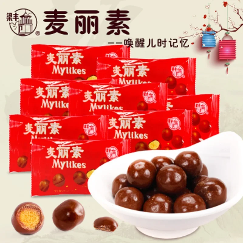 
Chocolate cheap candy brands desserts the best dairy crispy dark milk 80g Liangfeng brand Melissa 