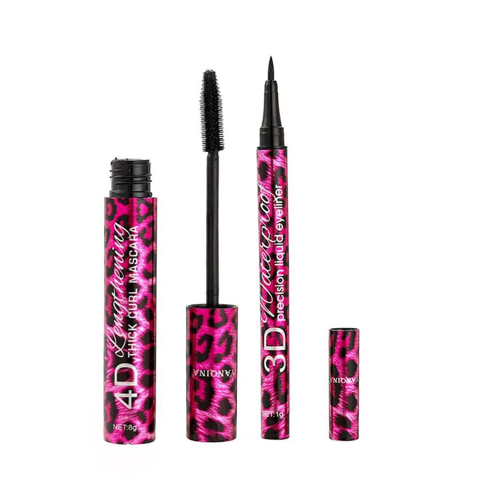 

in stock Mascara 2in 1 eyeliner lengthen thick curls and lengthen eyelash growth fluid waterproof and sweat proof Mascara