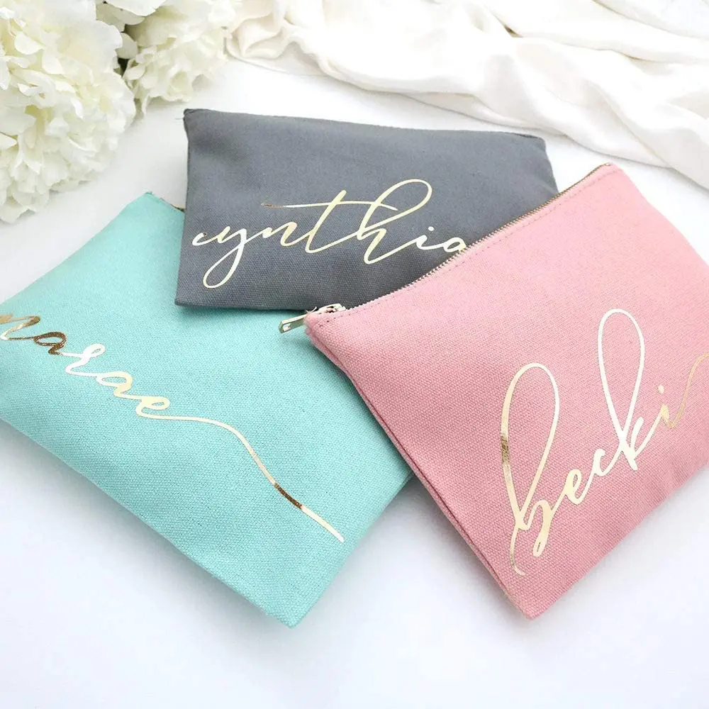 

High Quality Makeup Pouch Best Friend Gift Bridesmaid Gift Makeup Brush Bag