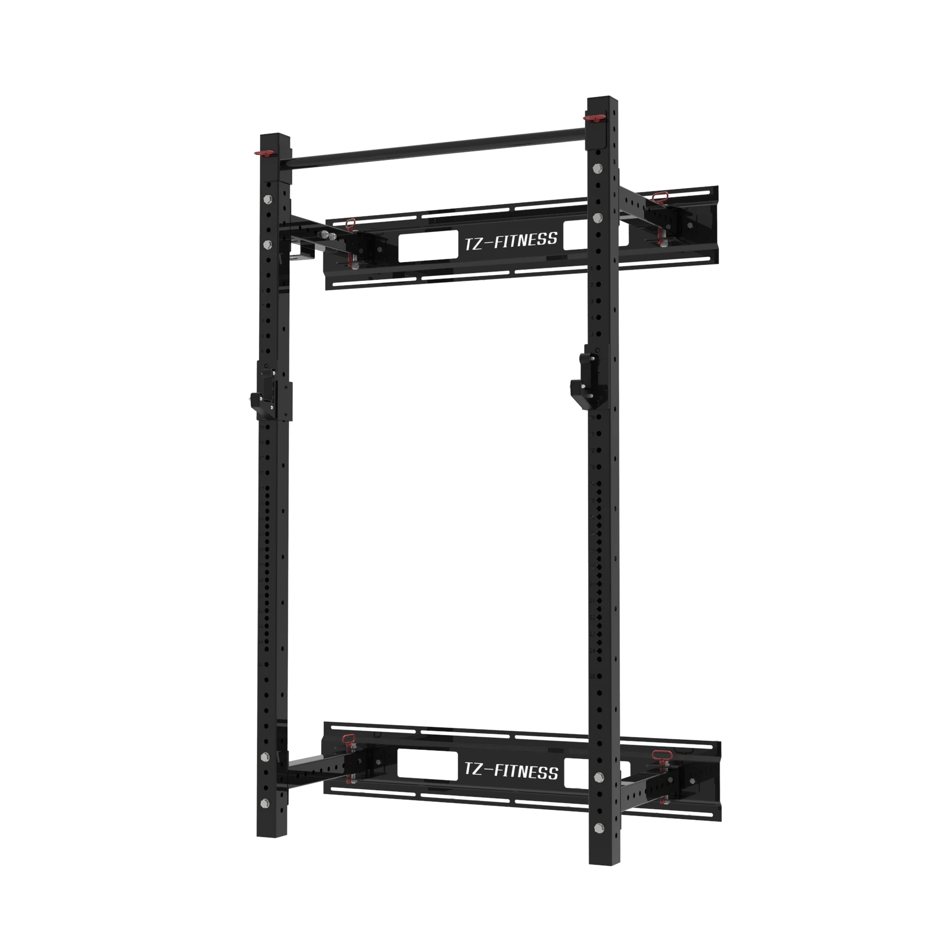 

Fold Back Wall Mount Rack for home use, Black