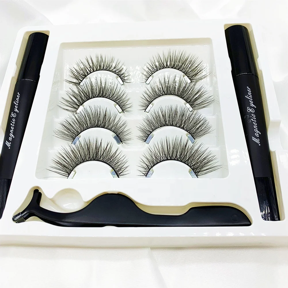 

New Material Magnetic Lashes transparency Band 3d Invisible Magnetic False Eyelashes