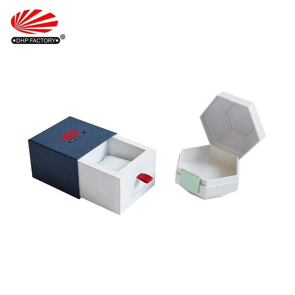 

Premium Luxury Sliding Drawer Display Rigid Cardboard Paper Packaging Custom Logo Paper Watch Box With Pillow Insert