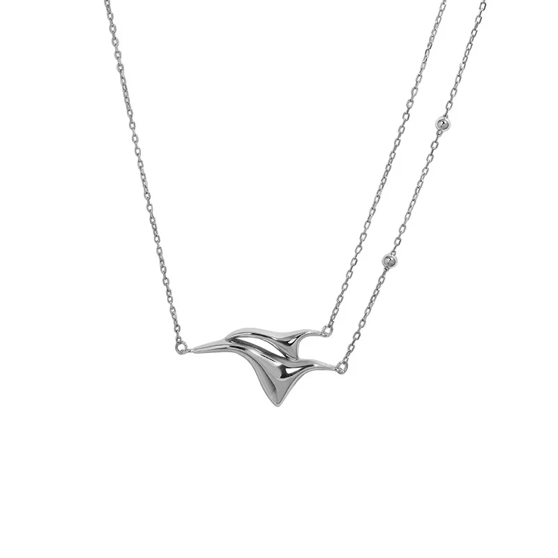 

VIANRLA 925 Sterling Silver Rhoudium Necklace Style Necklace Women's Simple Hot selling Necklace for women