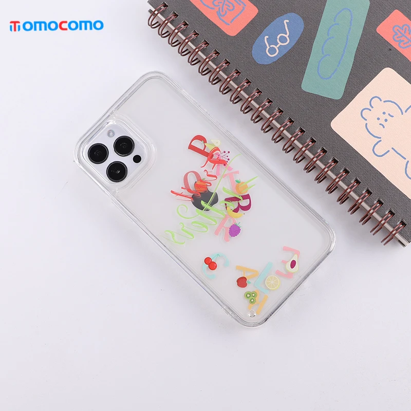 

TOMOCOMO New Design Custom Moving Glitter Mobile Phone Cover,Glitter Phonecase,Liquid Glitter Phone Case Cases, Multi