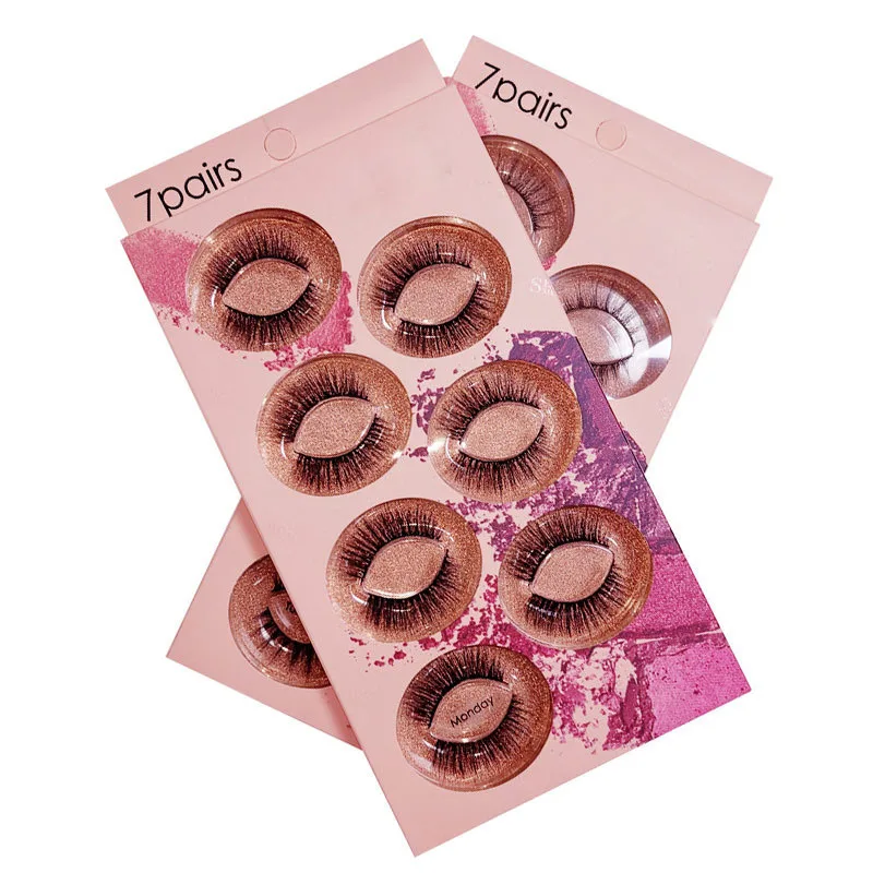 

2021 New Arrivals Eyelashes Extension 7 PCS Mixed 3D Mink Eyelashes