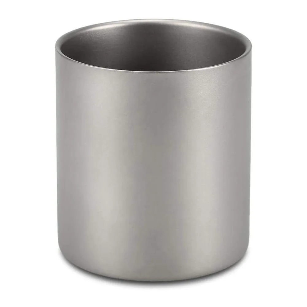 

220ml Outdoor Camping Hiking Tea Cup Coffee Mug Insulated Cup 450ml Titanium Double-Wall Mug Without Handle