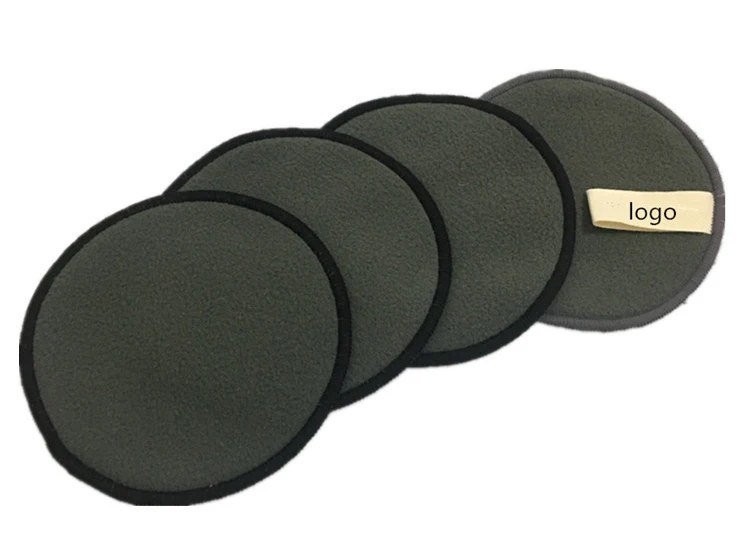 
Eco-friendly 3Layers 8cm Bamboo Charcoal Makeup Romver Pads Cosmetic Soft Reusable Face Pads 
