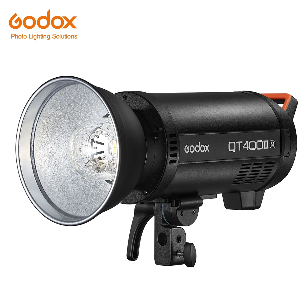 

Godox QT400III 400W GN65 1/8000s high-speed sync studio flash strobe light built-in 2.4G wireless system + 40W LED modeling bulb