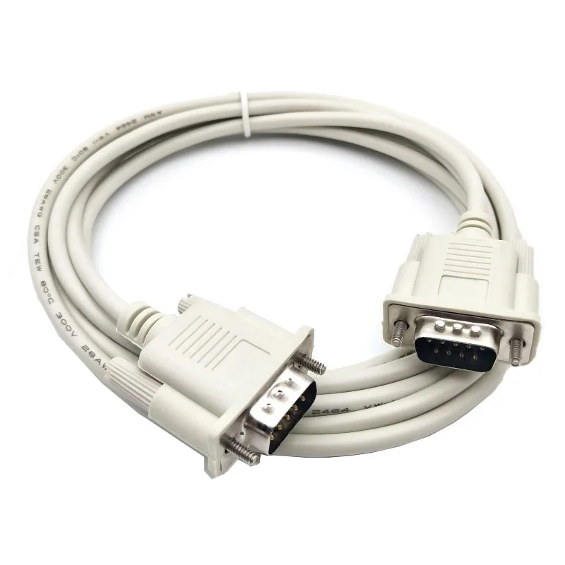 

DB9 Male to male serial DB9 RS232 9 PIN Data Cable SERIAL Cable PC Converter Extension Connector 1.5m/3m/5m/10m/15m