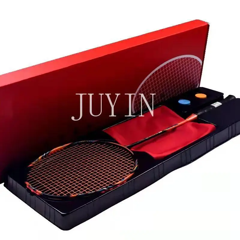 

JUYIN Factory direct offensive second-level enhanced heavyweight adult full carbon badminton racket, Multi