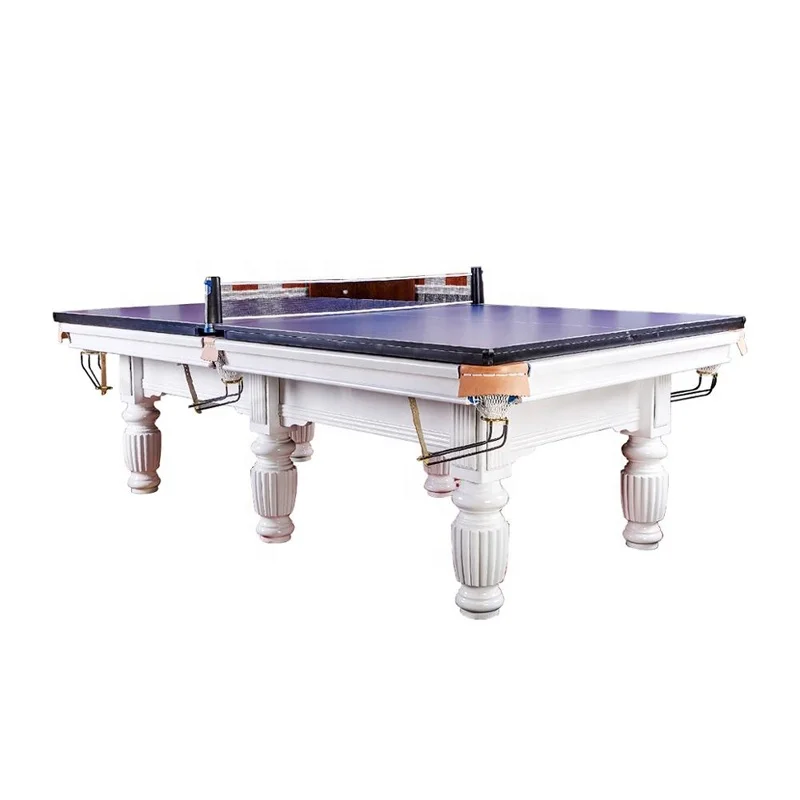 

Ronsen high quality superior billiards pool with pingpong top pool table