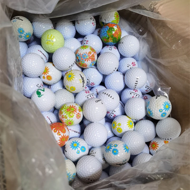 

Mixed used ball sales promotion second hand golf balls, Custom