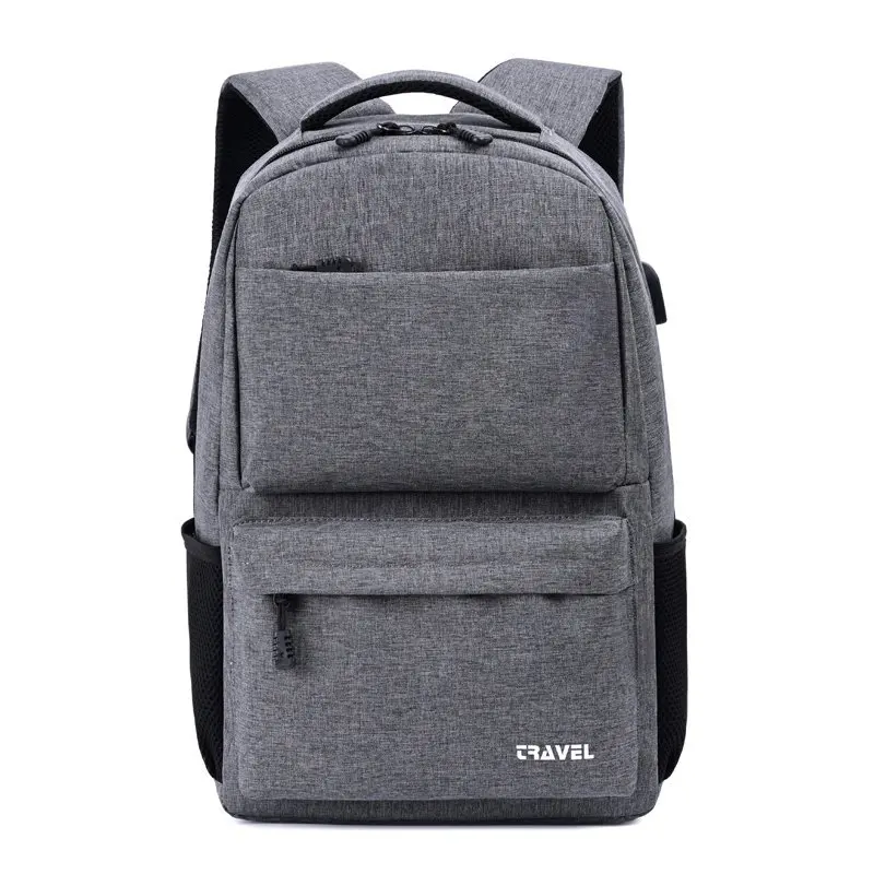 

New arrival female black large capacity notebook bagpack USB Recharging mens Student school bag Back Pack