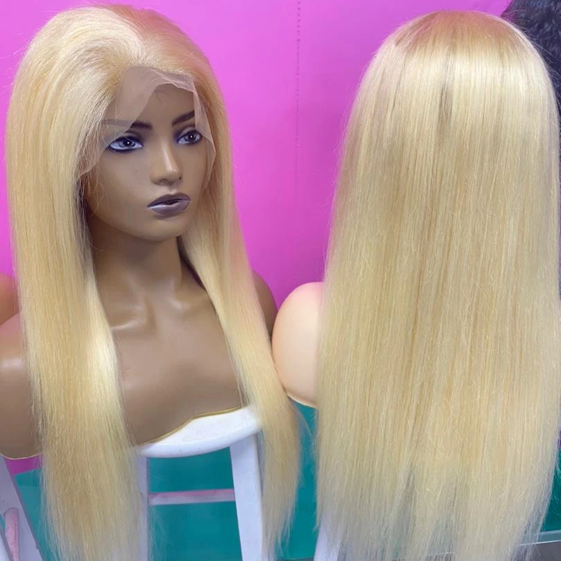 

BORUI long 613 blonde human hair lace wig