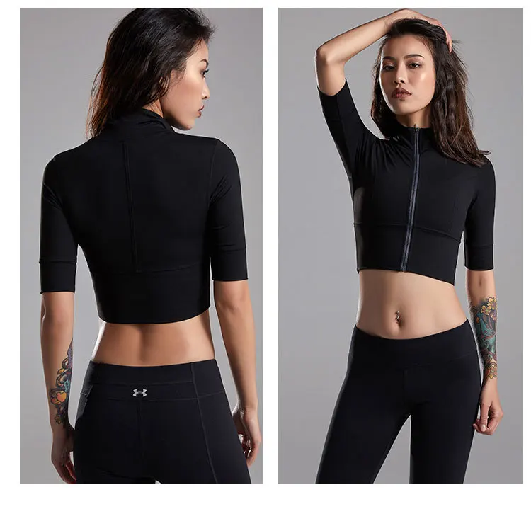 Wholesales Women's Black Sexy Compression Sports Workout Active Wear