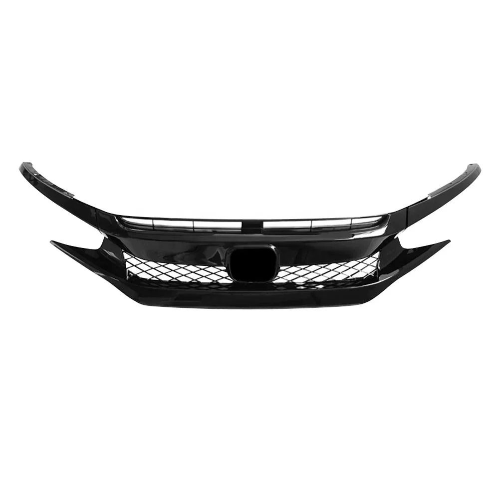 

US Stock Type R Style Grille Combo for 16-18 Honda Civic Sedan