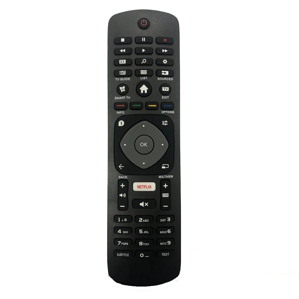 

YKF406-002 YKF406-003 996596003606 996597001325 996596002916 Remote Control for Philips LED 3D HD Smart TV'S with Netflix Button
