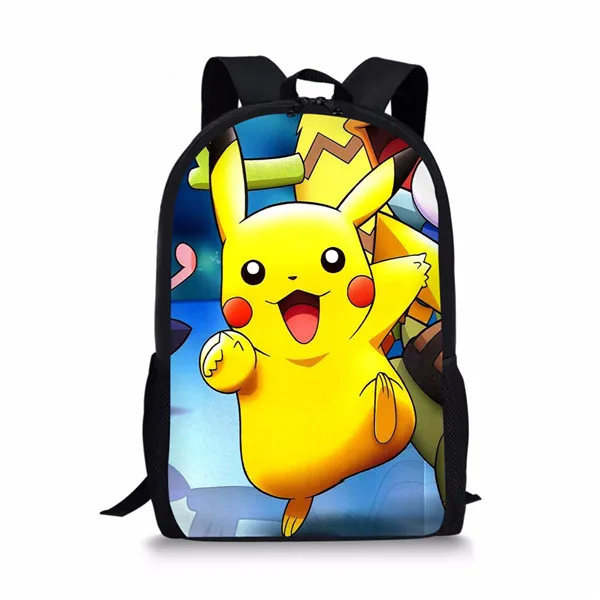 

Pokemon School Bags Backpack Boys Girls Pikachu Schoolbag Teenagers Kids Gift Backpacks Children Schoolbags Mochila, Customized