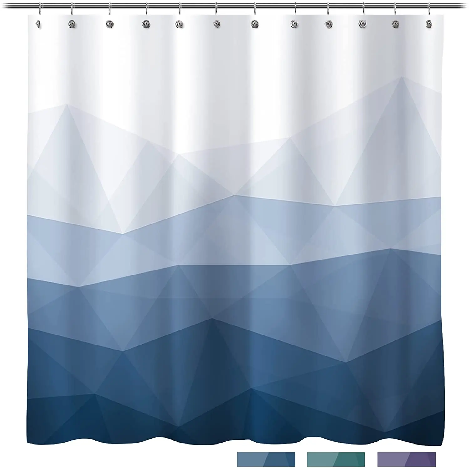 

Hot wholesale waterproof 100% polyester digital printing shower curtains, Printed
