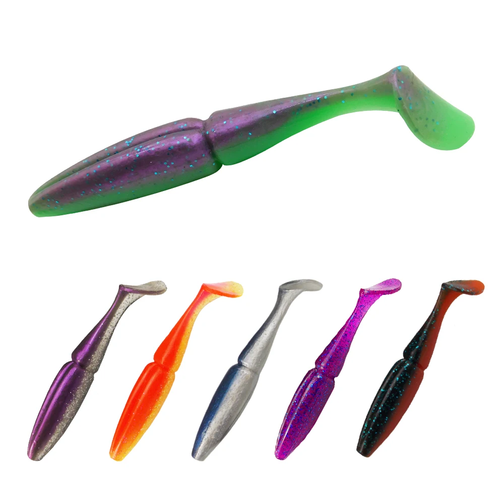 

ESFISHING 200mm 50g 2pcs Easy shiner soft bait High Quality Fishing Lure High Quality Fishing Lure big soft plastic lure