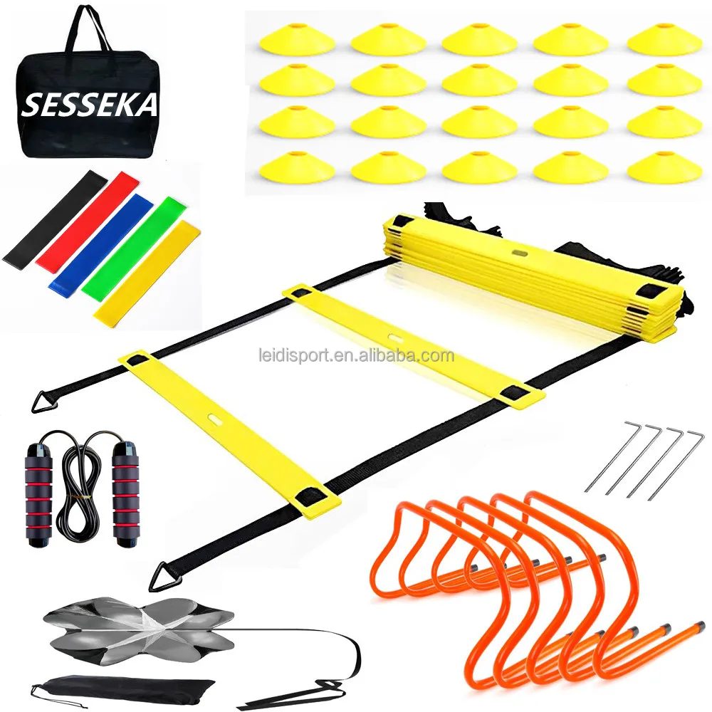 

parachute Premium Speed Agility Training Set Equipment Kit agility ladder & speed cones training set