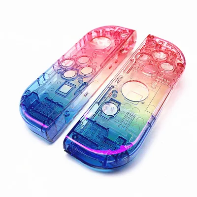 

Hot Left Right Gradient Colorful Plastic Housing Cover Case Shell DIY For Nintendo Switch NS Joycon Controller Replacement Parts