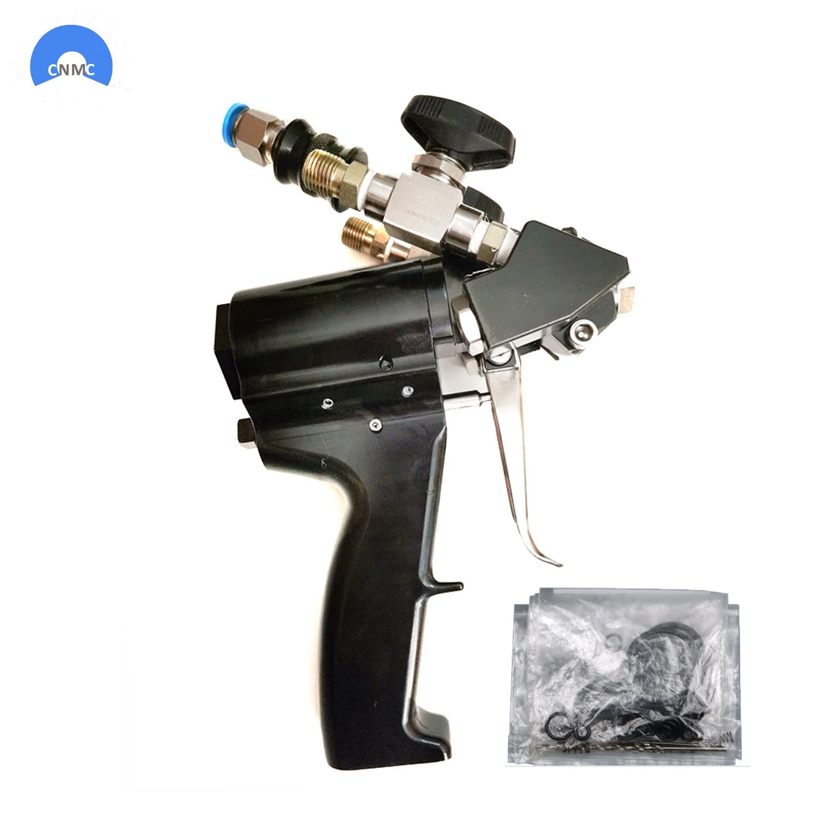 

P2 PU Foam spray gun Polyurethane Polyurea Air Purge Spray Gun self cleaning