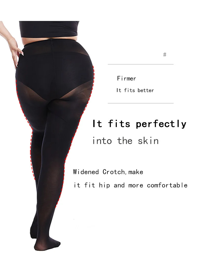 Summer Thin Large Size Tights Anti-hook Tear Resistant Super Elastic ...