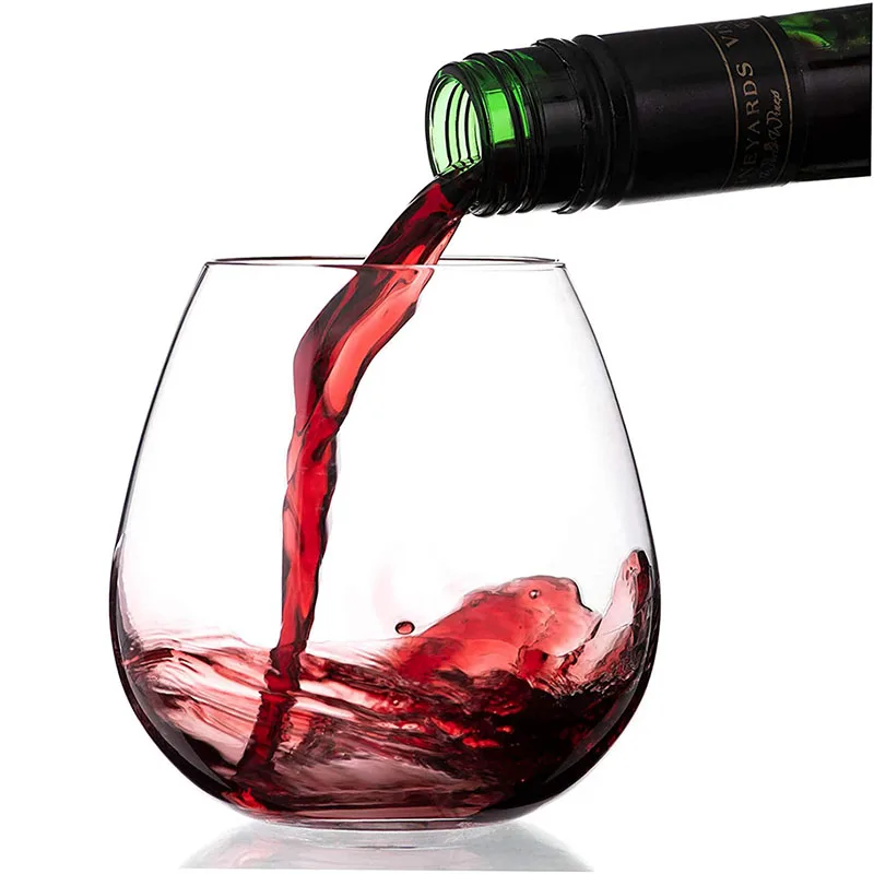 

Latest Customed 220ml/300ml/420ml Tumblers Glass Water Cup Cocktail Glass Whisky Glass Stemless Wine Glasses, Clear/colorful