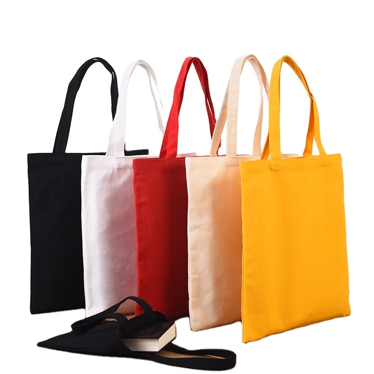 

Chinese Cheap Plain Recycled Cotton Shopping Canvas Tote Bag custom logo With zipper, Natural color, white, black or customized as per your request