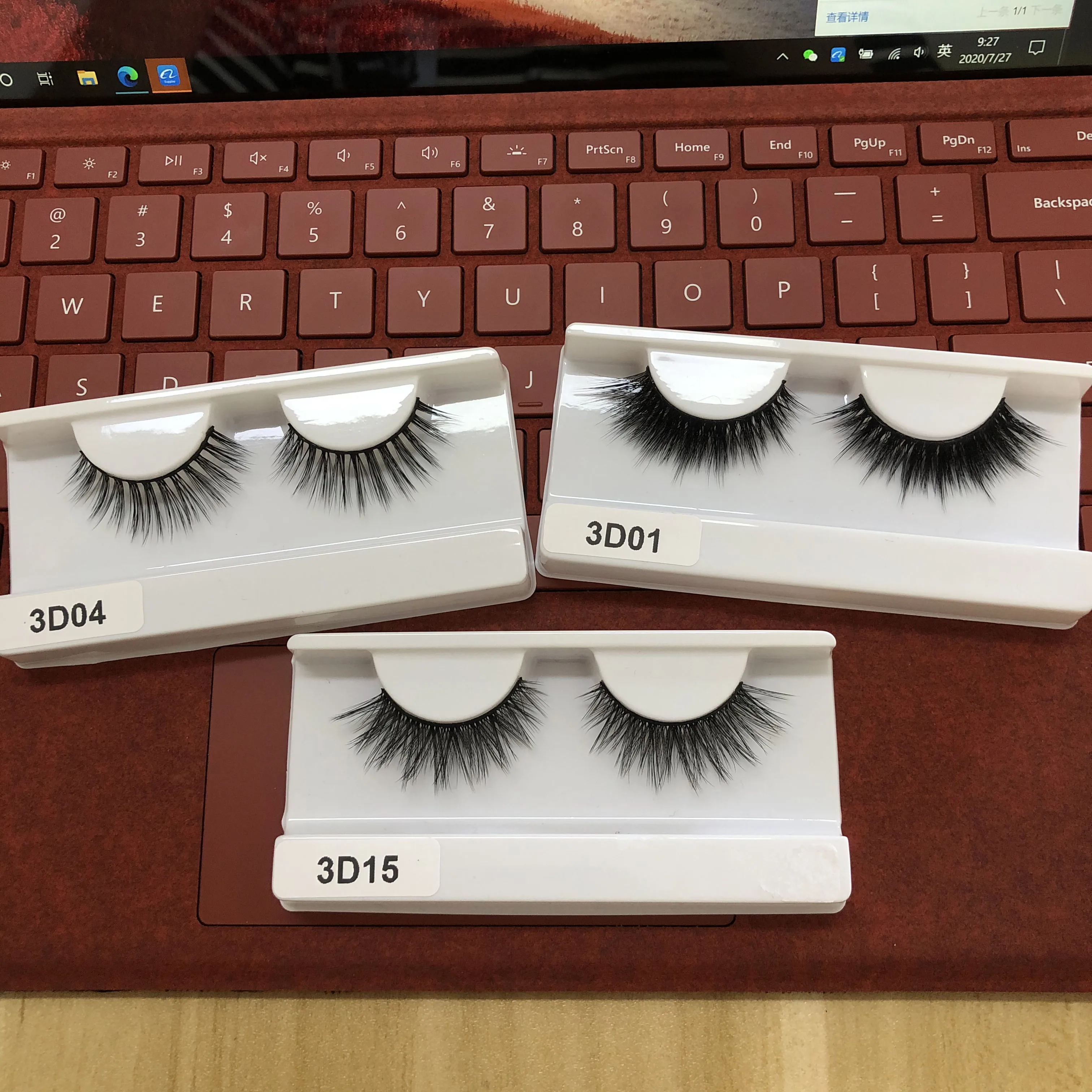 

Wholesale dramatic synthetic lashes vendor synthetic lashes with customized packaging box