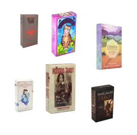 

400 Latest Styles Wholesale English Tarot Card Deck Online Oracle Card with E-guidebook Divination Board Game carta de tarot