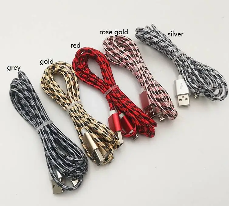 

Tiger Pattern 3ft 6ft 10ft 1M 2M 3M 2.1A Fast Heavyduty Nylon Braided Micro USB V8 Type C 8 Pin IP Charging Lead Data Sync Cable