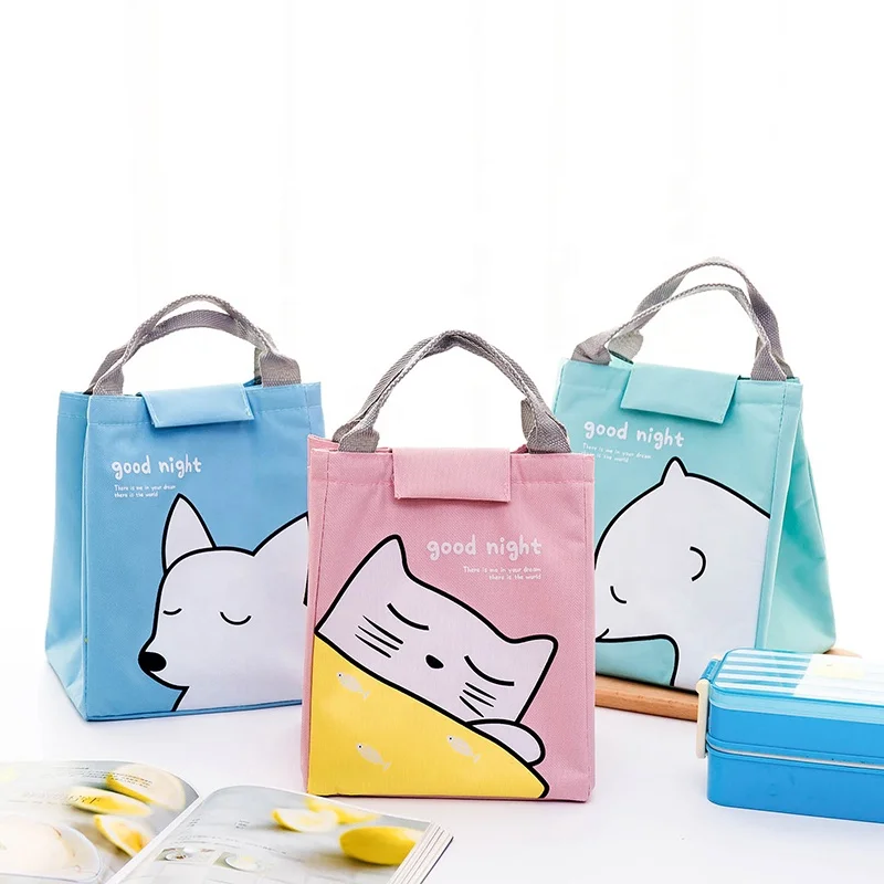 

Magic tape design unisex cute cartoon lunch bags with designs for kids