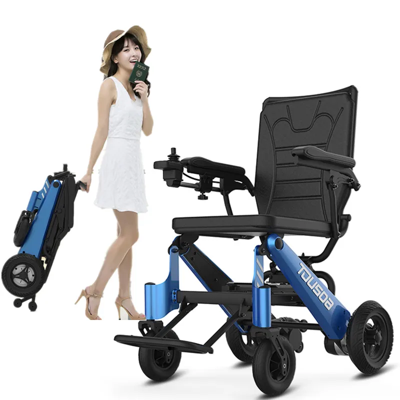 

cheapest lightweight portable travel electric wheelchair With tie rod