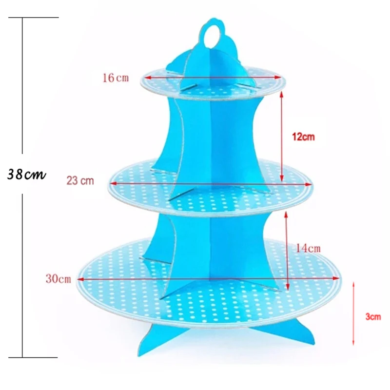 Wholesale Cake Stands For Wedding Birthday Party 5 Tier Cardboard