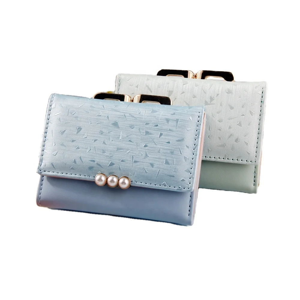 

Twinkle delicate pearl leather coin purse custom coin purse