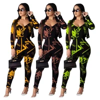 

2020 New Women Fashion Sexy Tight Yoga Jumpsuits FM-BN7044