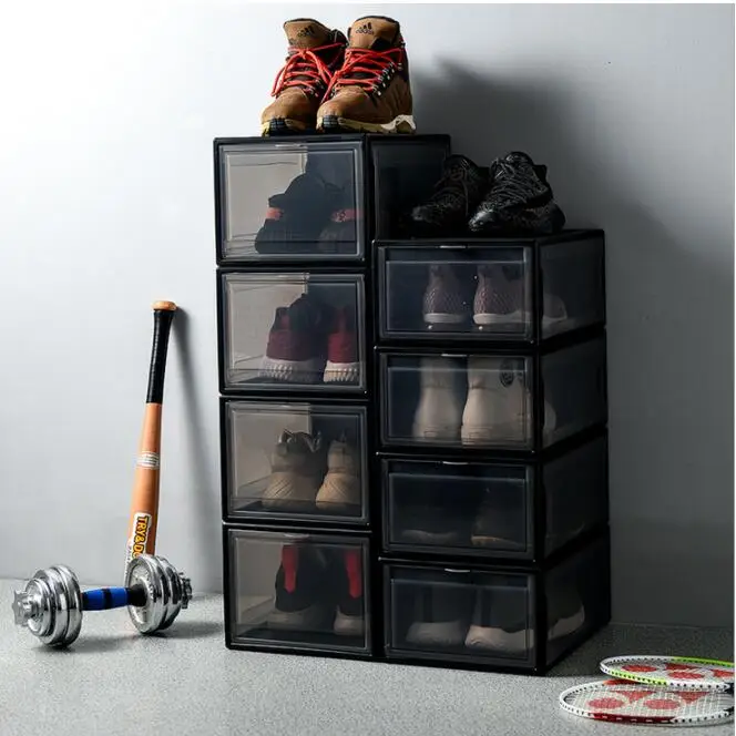 Прозрачный ящик пластиковый акриловый ящик для хранения обуви